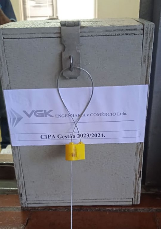 Eleição da CIPA, na VGK Engenharia