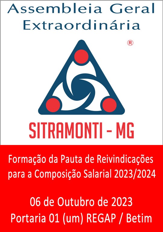 Edital de Convocação REGAP - Outubuo 2023