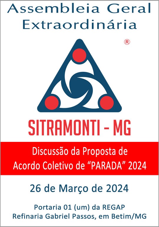 Edital AGE REGAP - 26 de Março de 2024