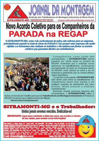 Informativos SITRAMONTI-MG 2014