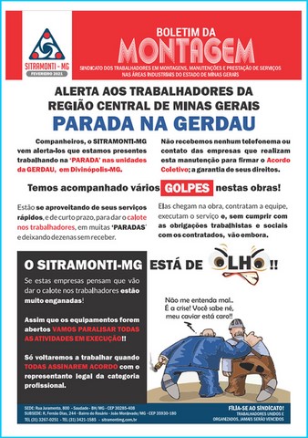 Informativos SITRAMONTI-MG 2021