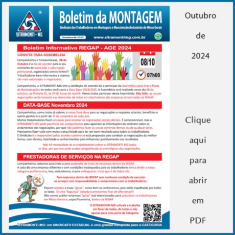 Jornal da Montagem - Outubro de 2024