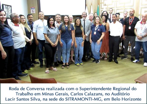 Roda de Conversa com Carlos Calazans no SITRAMONTI-MG