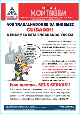 Informativos SITRAMONTI-MG 2021