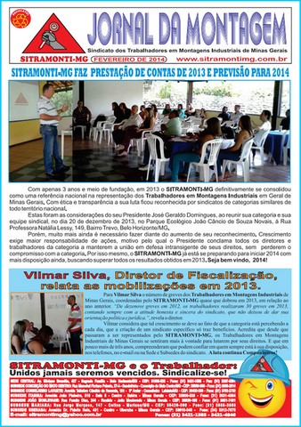 Informativos SITRAMONTI-MG 2014