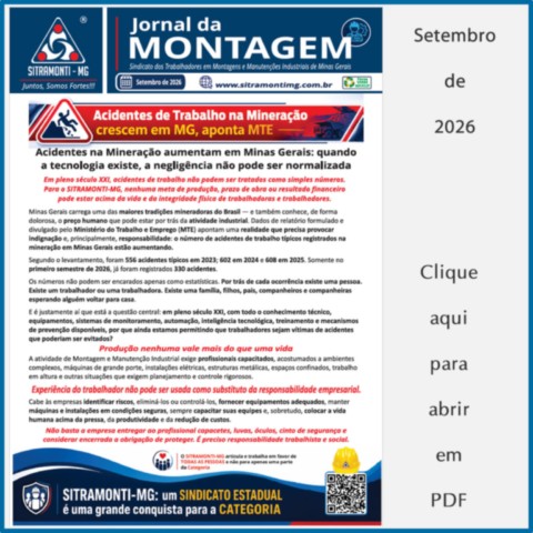 Boletim da Montagem - SITRAMONTI-MG enaltece participação de Carlos Calazans em negociações na REGAP/Betim Boletim da Montagem - SITRAMONTI-MG enaltece participação de Carlos Calazans em negociações na REGAP/Betim