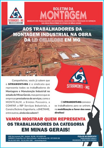 Informativos SITRAMONTI-MG 2021