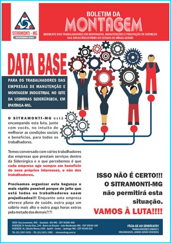 Informativos SITRAMONTI-MG 2021