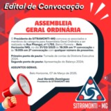 Edital de Convocação Assembleia Geral Ordinária Março 2025